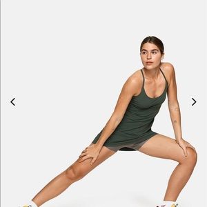 Outdoor Voices Exercise Dress in Evergreen